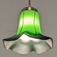 Art Nouveau style Murano glass pendant light, Italy circa 1950