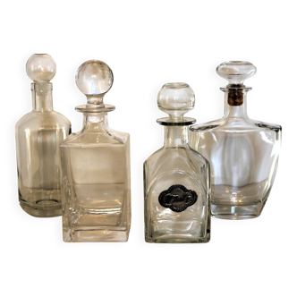 Set of 4 vintage carafes