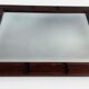 Mid-Century Spanish Wood Wall Mirror– Castilian Style, 1950s