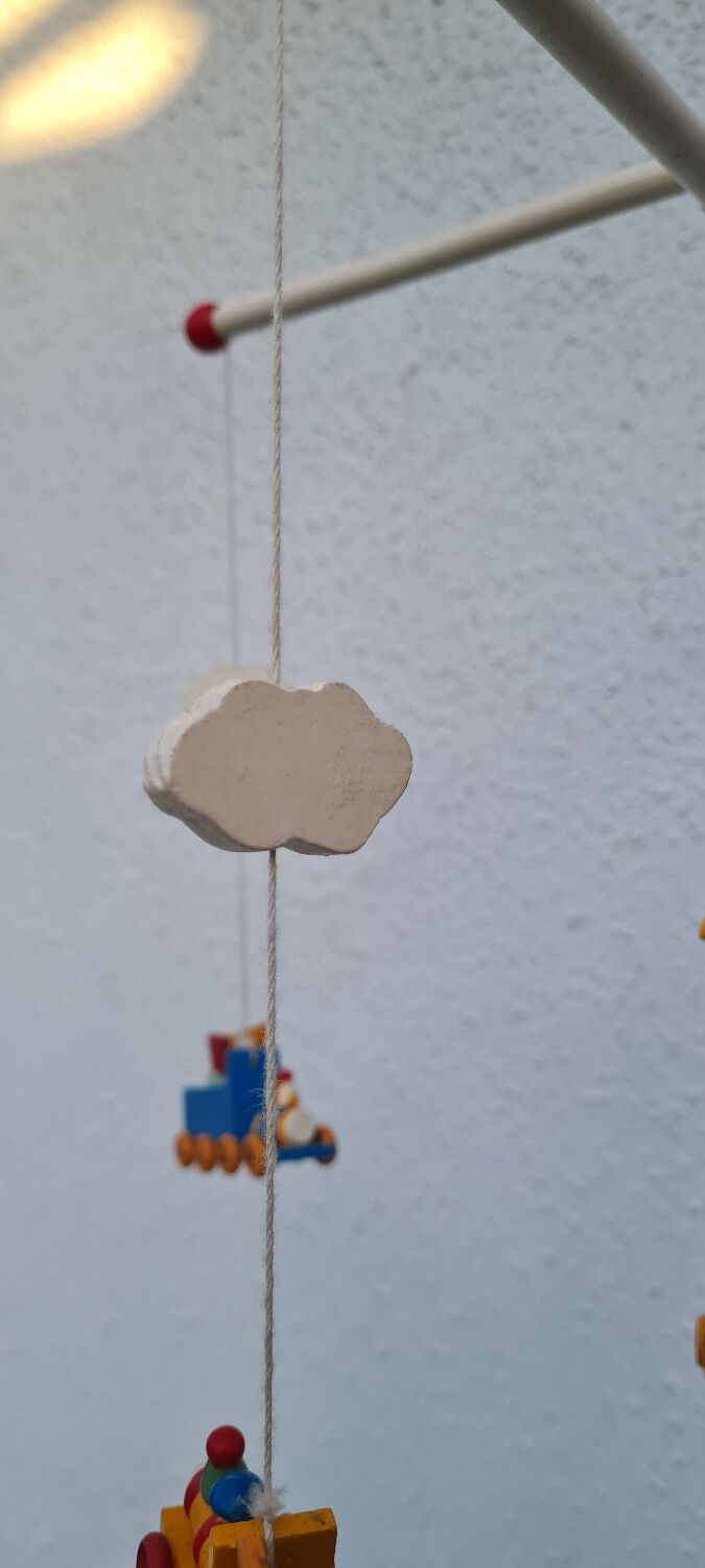 Vintage wooden children's mobile