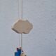 Vintage wooden children's mobile