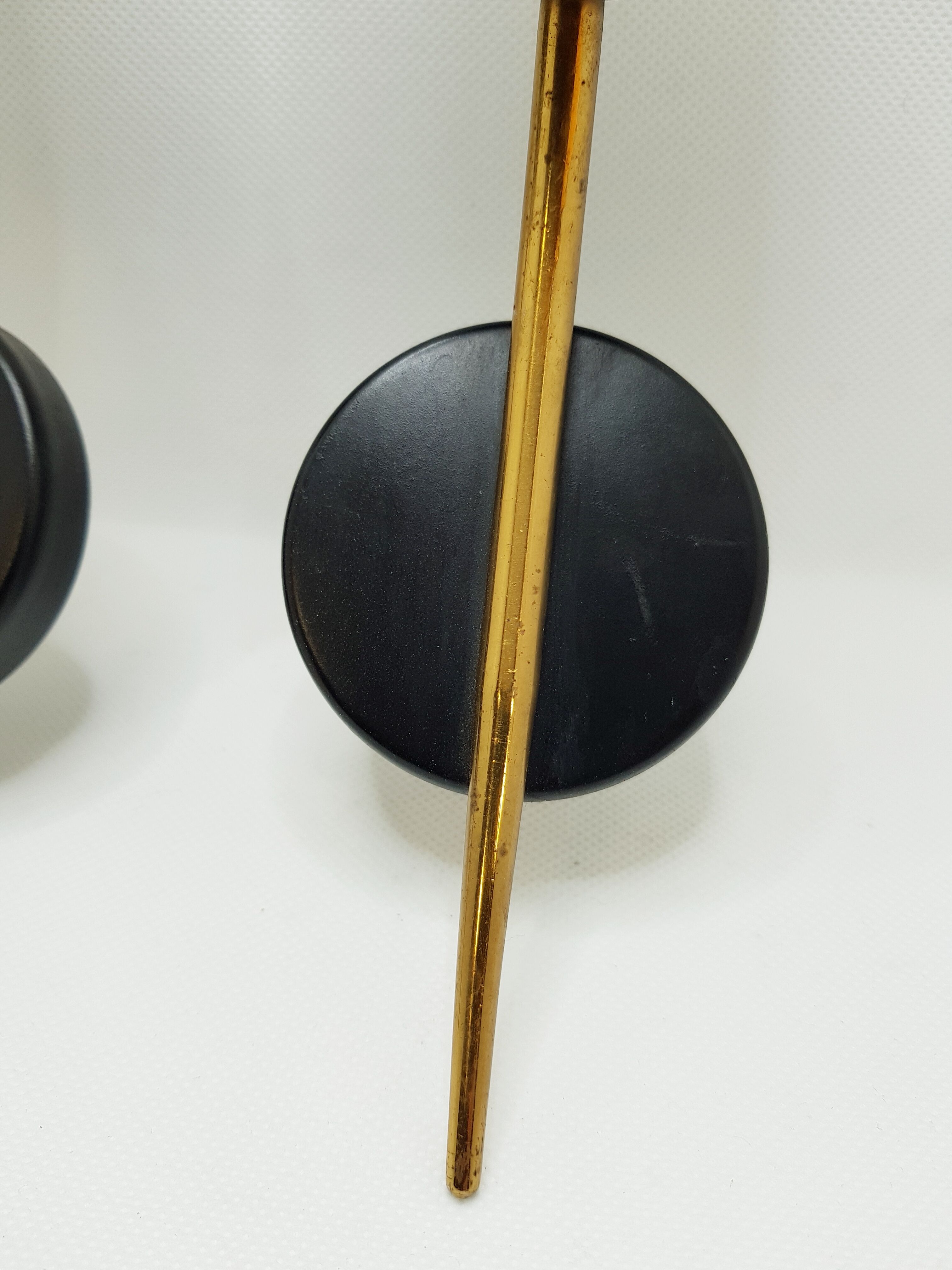 Pair of mid-century wall lamps