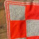 Vintage Granny Square Crochet Wool Throw