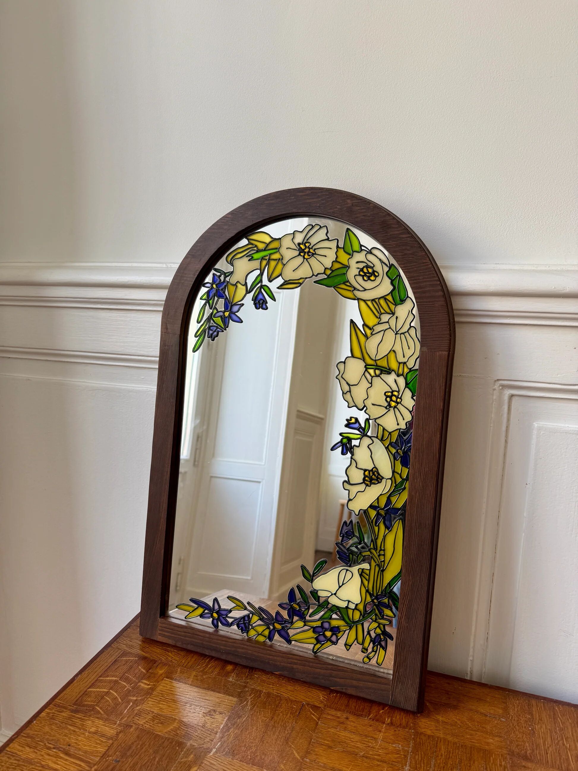 Tiffany style / Art Deco mirror
