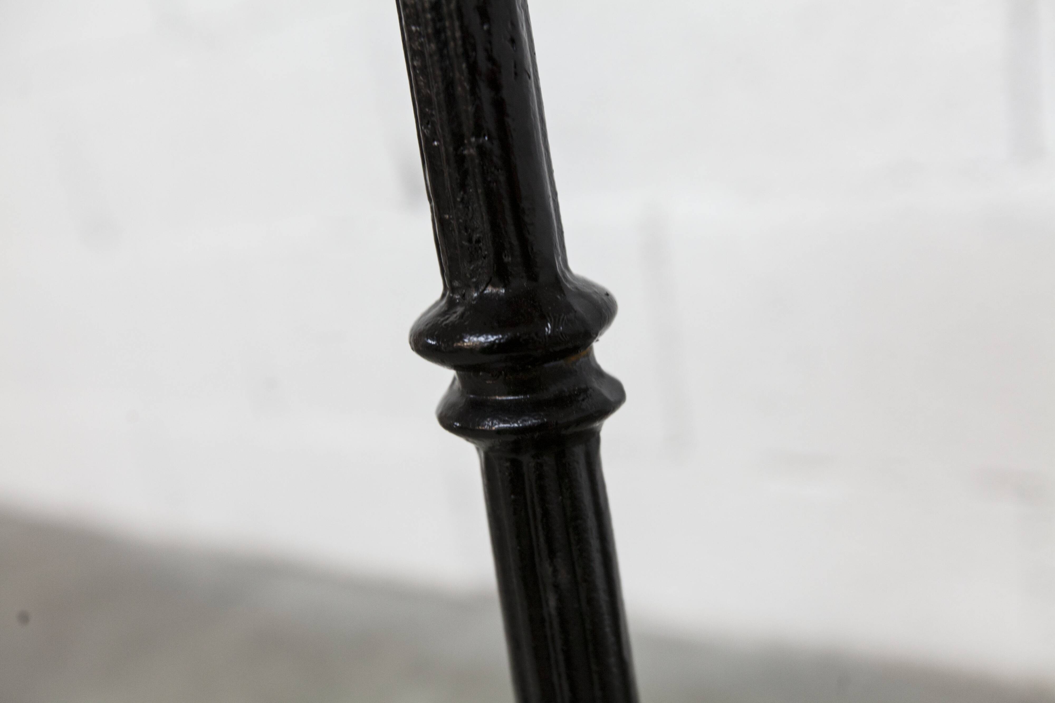 Marble and cast iron plant stand, 1960s, D30