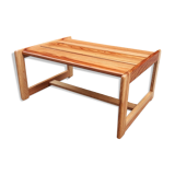 Solid pine coffee table 1980