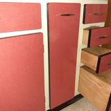 Red formica furniture
