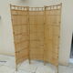 Vintage 1960s bamboo rattan screen