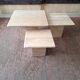 Travertine nesting tables
