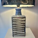 Exceptional floor lamp in Scheurich fireplace vase.