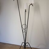 Tripod floor lamp in tubular metal - 1950s
