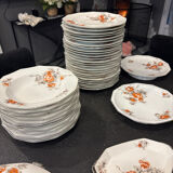 B&C Limoges porcelain tableware, France