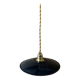 Suspension industrielle noire ancienne D19,5cm