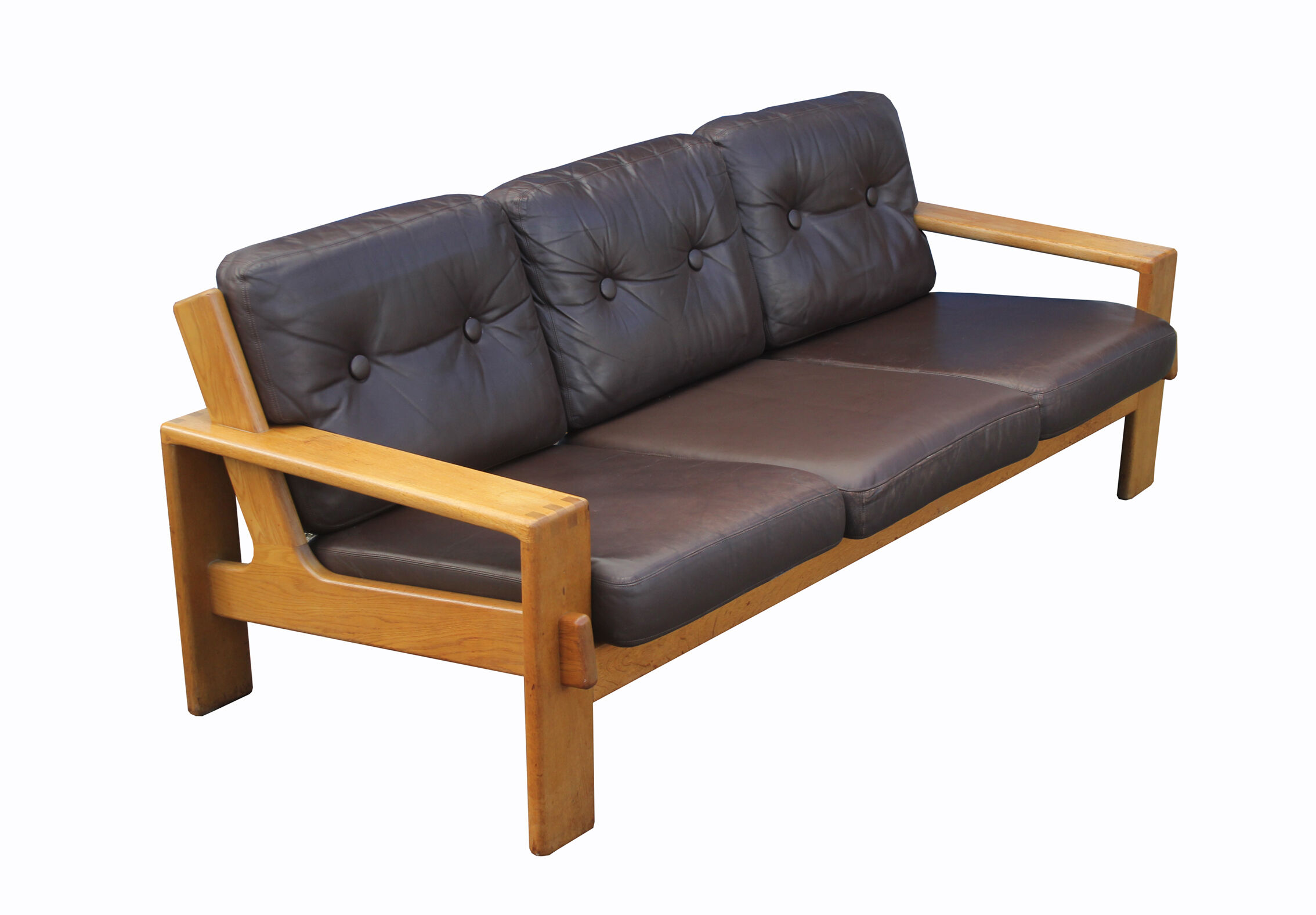 1970s leather sofa Bonanza, Esko Pajamies für Asko
