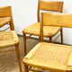 Mid century cherry wood dining chairs by Georg Leowald for Wilkhahn, Set of 4, Germany,1950s
