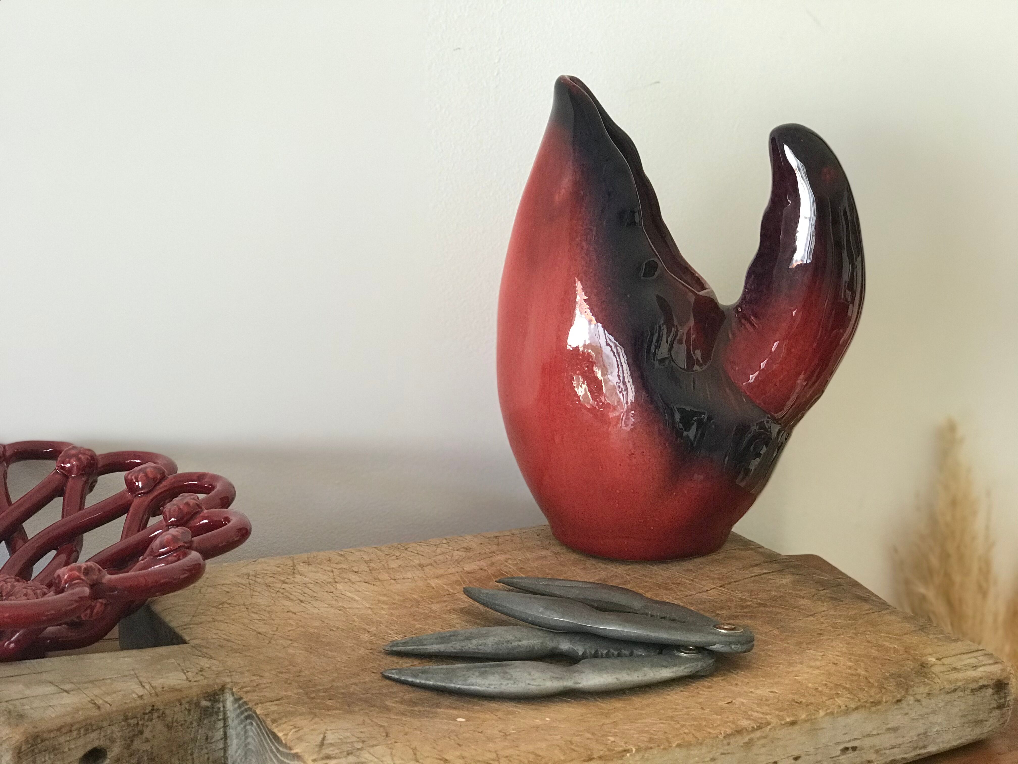 Pichet pince de crabe ceramique