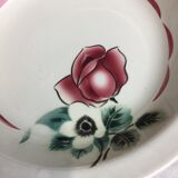 Hollow dish of round shape, made in France Digoin Sarreguemines