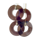 Set of suspensions circles Plexiglas habitat 1990