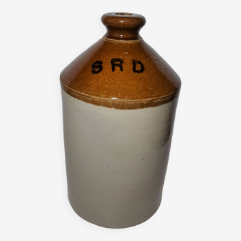 SRD whiskey bottle from the English army in glazed stoneware