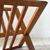 Vintage geometric magazine rack
