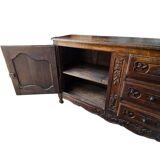 Antique solid carved sideboard