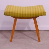 Tabouret vintage, repose-pieds, Západoslovenské nábytkárské závody, 1970