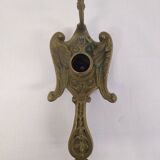 Rat de cave en bronze cygne/ bougeoir ancien