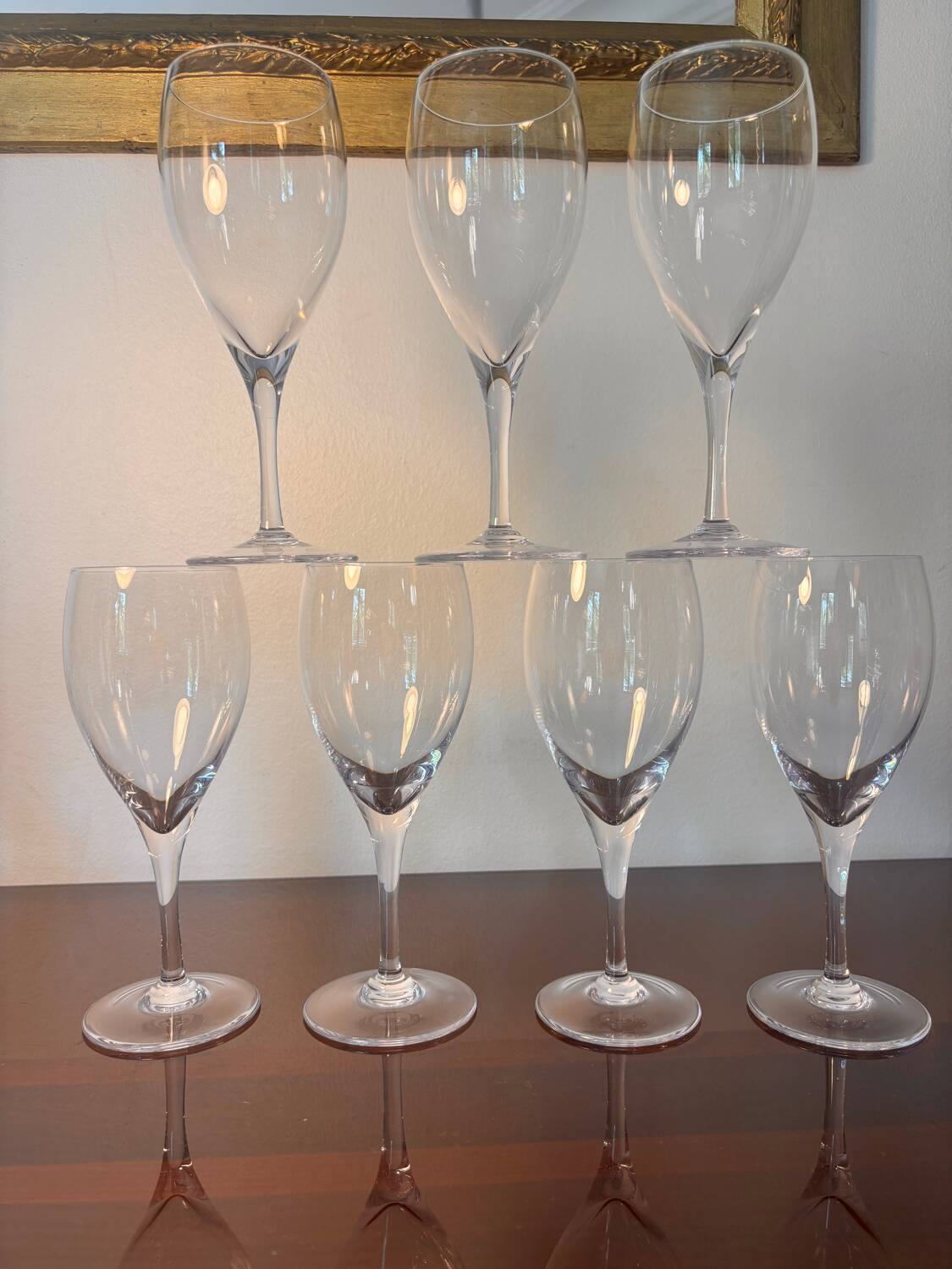 7 p. Bayel champagne glasses/wine glasses