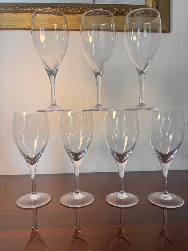 7 p. Bayel champagne glasses /wine glasses