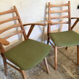Pair of vintage chairs 1960's Scandinavian style