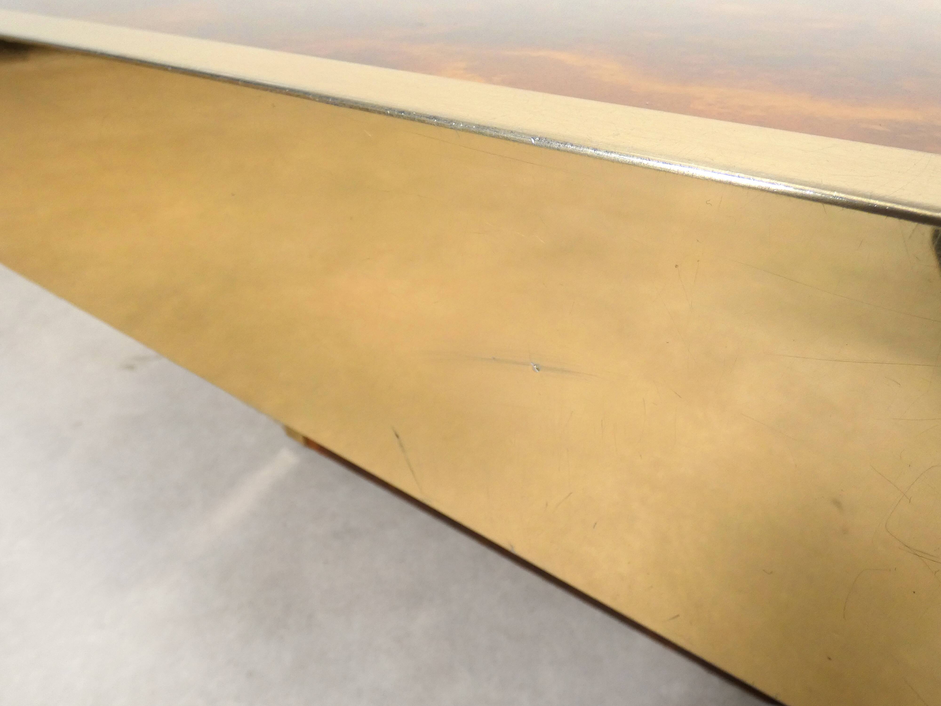 Cofee table with hidden bar by Maison Lancel