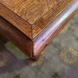 Farmhouse table with cross in oak 19th