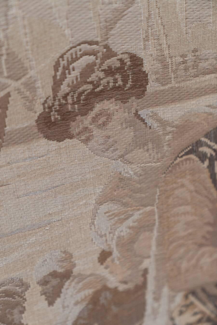 Vintage antique classic Romanesque tapestry 1970