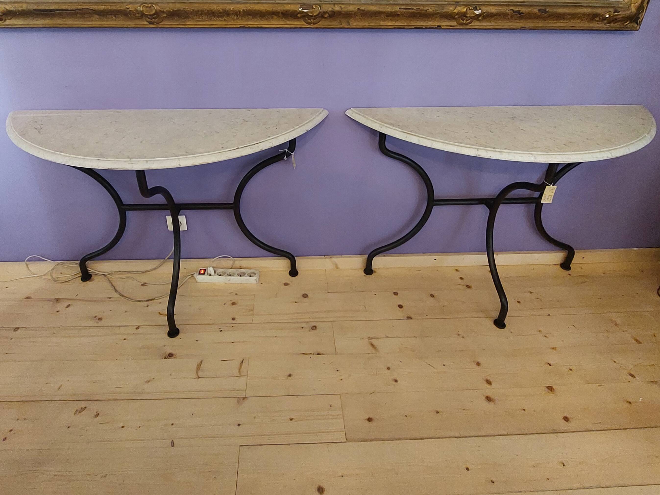 Pair of 1980 consoles