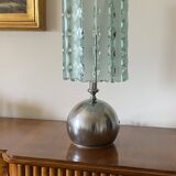 Lampe de table en verre moulé, Italie vers 1970