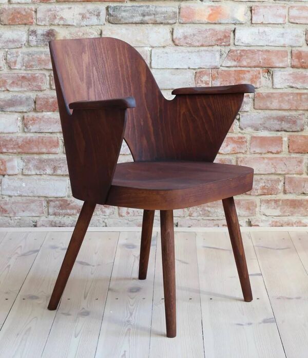 Dining Chairs by Lubomír Hofmann for TON, Model 1515, Beechwood, 1960s, Set of 2