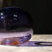 Unica thick-walled vase Roel Olivier Leerdam glass