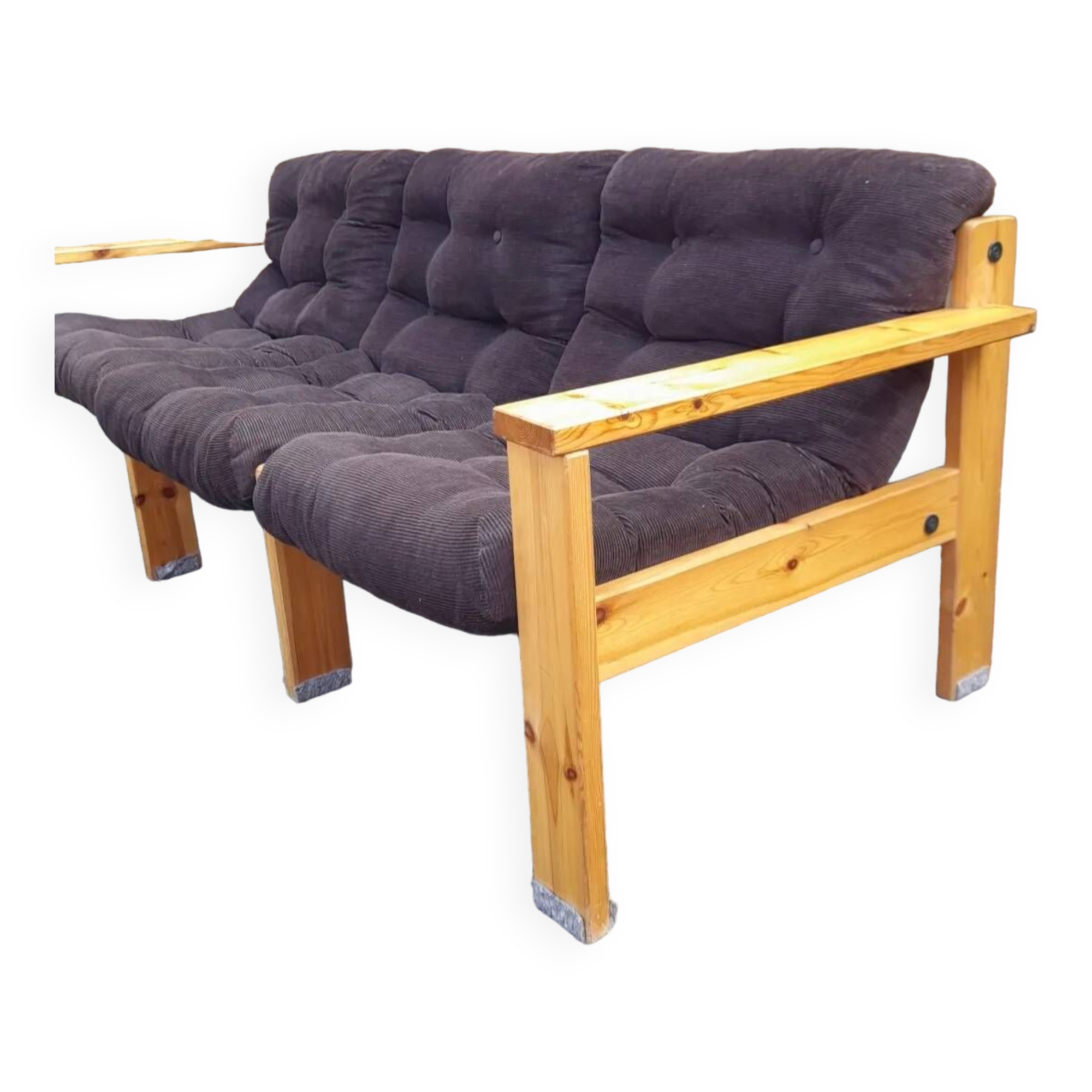 Yngve Ekström Sweden 3-seater sofa in pine
