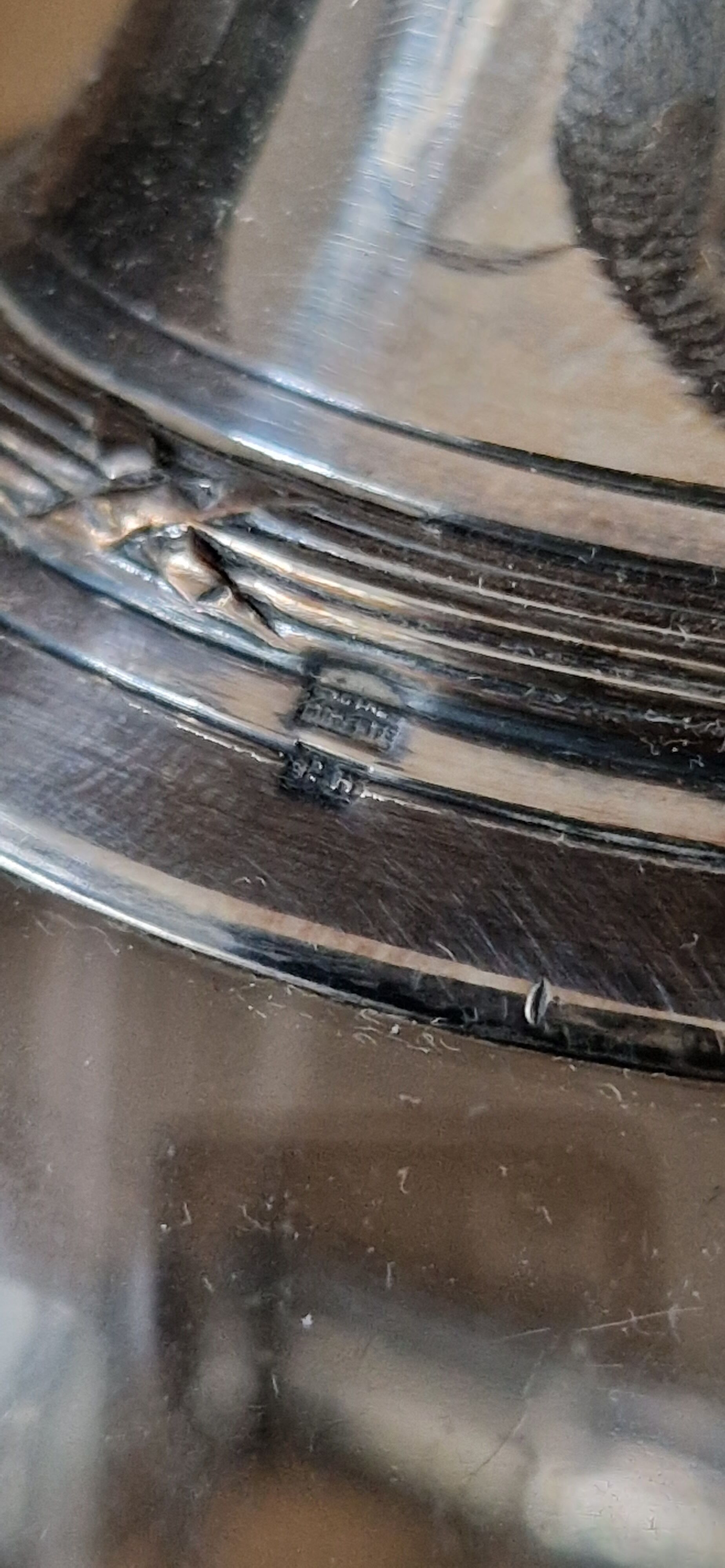 Silver and crystal liquor service