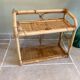 Vintage rattan shelf