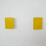Charlotte Perriand Original Yellow Mid-Century Wall Lights (3 available)