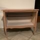 Meuble / bibliothèque / commode ouverte rose poudrée