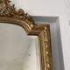 Antique mirror in wood and gilded stucco, Louis XV style, 19th century