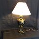 Large baluster lamp - Golden Lions and white and gilded ledleches - Hotel Paris
