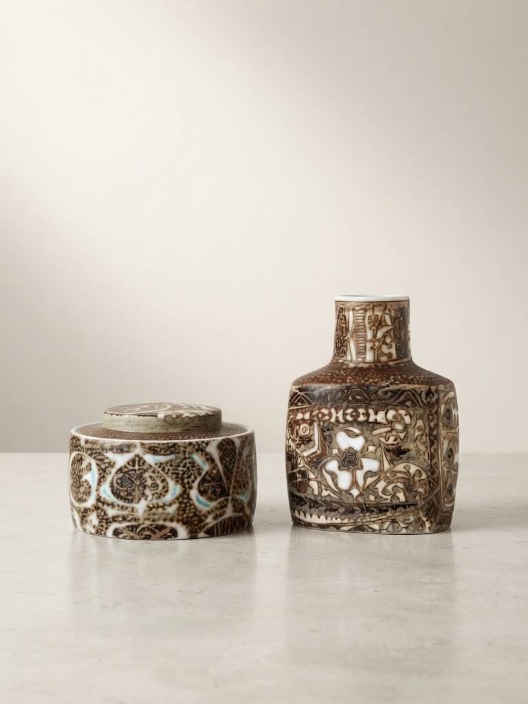 Vintage ceramics "Baca" by Nils Thorsson for Royal Copenhagen