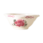 Saucière Badonviller ceramic, rose decoration, art deco, 1930, vintage French