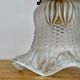 Baladeuse tulipe vintage en verre dépoli