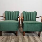 Armchairs by Jindřich Halabala, 1950s, Set of 2