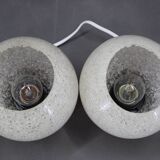 1970s Pair of Nightstands Lamps by Pokrok Zilina, Czechoslovakia