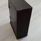 Mini bar vintage wooden briefcase